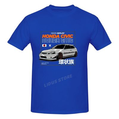 Honda Civic Hatchback Japan Car T Shirt Clothing Cotton Graphic Tshirt Tees
