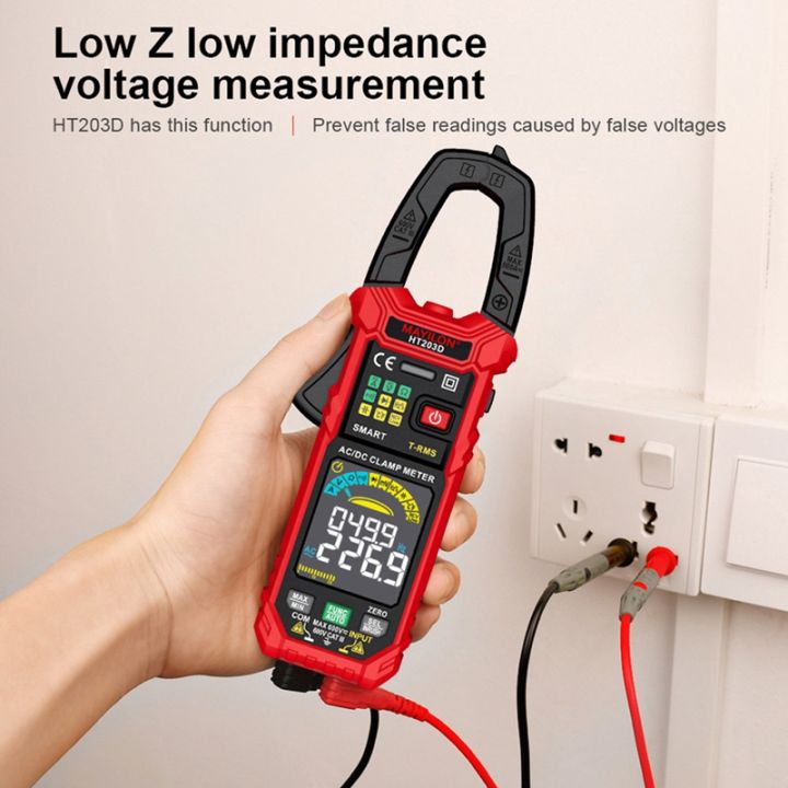 mayilon-ht203d-digital-clamp-meter-clamp-meter-multimeter-ac-current-and-ac-dc-continuity-hz-tester-voltmer