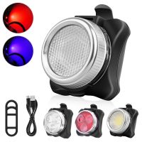 ✘☫ Bicycle Light Set USB Charging LED Head Front Lamp Rear Tail Light Waterproof Super Bright Cycling Lantern Bike Accessories