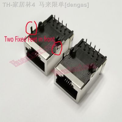 【CW】☊  20PCS/Lot Shield RJ45 8P8C Jack No 21MM PCB Mount Network Internet