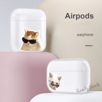 【hot sale】 ♕∏ C02 Sunglasses Cool Cat airpods 2nd Generation 3rd Transparent Protective Case New Style airpodspro Earphone Apple