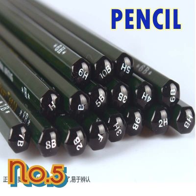 No.5 ( 1 กล่อง ) ดินสอ Uni 9800 ดินสอวาดเขียน ดินสอเขียนผ้า สินค้า ลดราคา ล้างสต๊อก