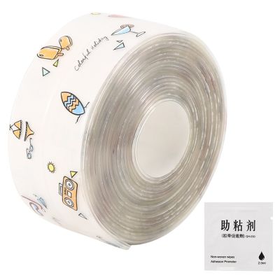 PVC Waterproof Mold Proof Transparent Gaps Sealing Tape for Kitchen Toilet Sink UseTransparent Colorful Holiday Adhesives Tape