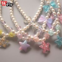 Harajuku Handmade Lolita Girl Candy Color heart-shaped Bracelet Lolita Beads elastic Bracelet Lolita Girl bow Bracelet Jewelry