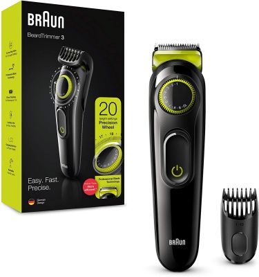Braun Series 3  All-In-One Trimmer 3 BT3221 Electric Shaver Support wet and dry, fast charge 5 minutes for men. imported from germany Delivery from Bangkok