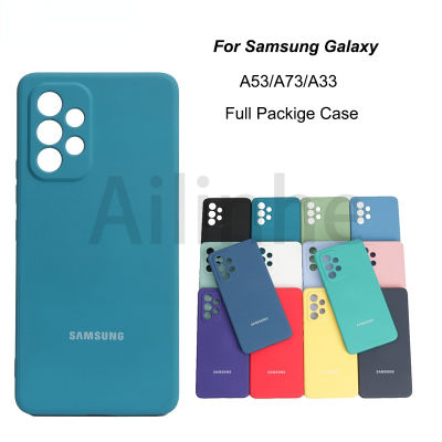 สำหรับ Samsung Galaxy A53 A73 A33 A52 A72 5G Case Soft-Touch กลับป้องกัน Shell Silky ซิลิโคนป้องกันเลนส์กันกระแทกโทรศัพท์ฝาครอบ
