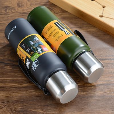 ☎  Russia 304 stainless steel large-capacity travel car insulation cup wholesale outdoor sports bullet water