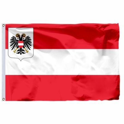 ธง1934ประวัติศาสตร์ออสเตรีย3x5ft Schifffahrtswimpel ขนาด90X150ซม. ธงโพลีเอสเตอร์100d สงครามเบ็ดเสร็จจักรวรรดิ60x90 2x3ft