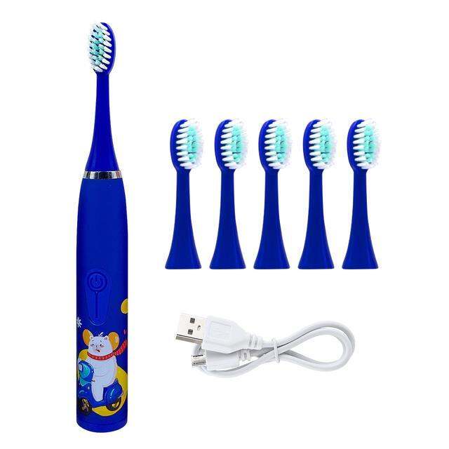 childrens-electric-ultrasonic-toothbrush-soft-bristled-cartoon-4-mode-ipx6-waterproof-teeth-prevention-decay-cleaner-usb-charge