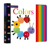 English original childrens Enlightenment alphaprints colors finger print touch paperboard Book Color enlightenment cognition parent-child interaction childrens art enlightenment