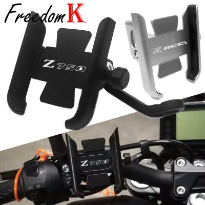 For KAWASAKI Z750 Z750R Z750S Z800 Z 750 750R 800 Motorcycle CNC Handlebar Rearview Mirror Mobile Phone Holder GPS stand bracket