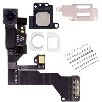 ◈✻ 1set Proximity Sensor Light Front Camera Assembly Flex Cable For iPhone 5 5S 5C 6 6S Plus With Earpiece Speaker Metal Screws