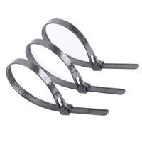 [Fast delivery] Nylon cable ties reusable plastic white buckle buckle strong black tie color detachable lashing cable