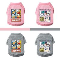 ZZOOI Disney Donald Goofy Dog Clothes for Small Medium Dogs Pet Dog Clothing Winter Warm Yorkshire Bulldog Pet Puppy Coat Sweater