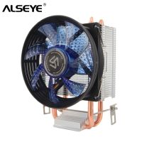 ALSEYE CPU Cooler 2 Heatpipe 90มม. พัดลม CPU สำหรับ Intel LGA 775/1151/1155/และ AMD FM2/FM1/AM3/AM2