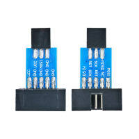 10Pcs 10 Pin แปลงเป็นมาตรฐาน6 Pin Adapter Board F ATMEL AVRISP USBASP STK500