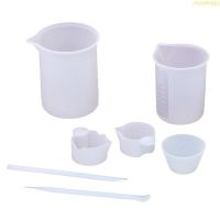 blg Reusable 100ml Non-Stick Measuring Cup with Precise Scale Resin Mixing Cup Card Slot Cup Dispensing Cup Epoxy Split 【JULY】