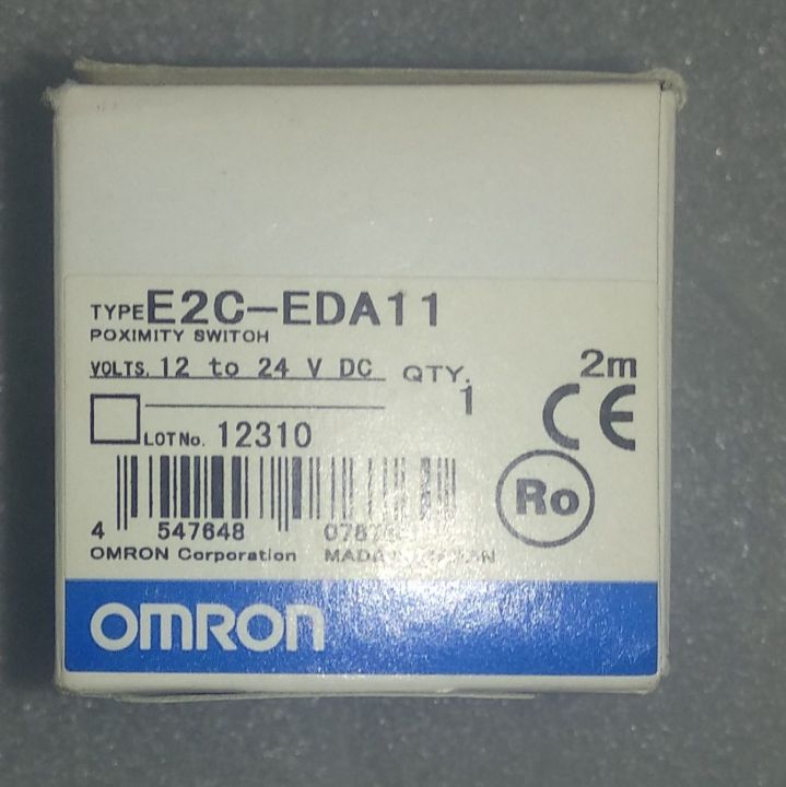 new-ใหม่-omron-e2c-eda11-high-precision-digital-type-amplifier-separation-proximity-sensor-เหลือจากงาน-สภาพ-100