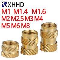 ❀ M1 M1.4 M1.6 M2 M2.5 M3 M4 M5 M6 M8 Insert Brass Nut Knurled Thread Nutsert Hot Melt Heat Injection Molding Embedded Copper Nut