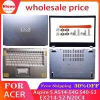 สำหรับ Fo Acer Aspire 5 A514-54G S40-53ที่เหมาะสม EX214-52 N20C4ฝาหลังหน้าจอ LCD สำหรับแล็ปท็อป/ฝาปิดโน้ตบุค/แผ่นรองมือสำหรับคีย์บอร์ด/ผ้าคลุมรถ