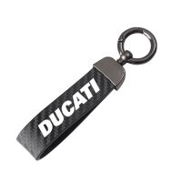 Carbon fiber motorcycle key chain key ring For Ducati 796 795 821 Monster 696 400 Diavel Multistrada Scrambler Accessories