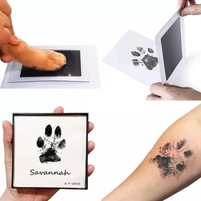 【YF】 Dog Accessories Pet Cat Baby Handprint Footprint Contactless Stamp Pad SpecialGift Commemorate Growth Dropshipping