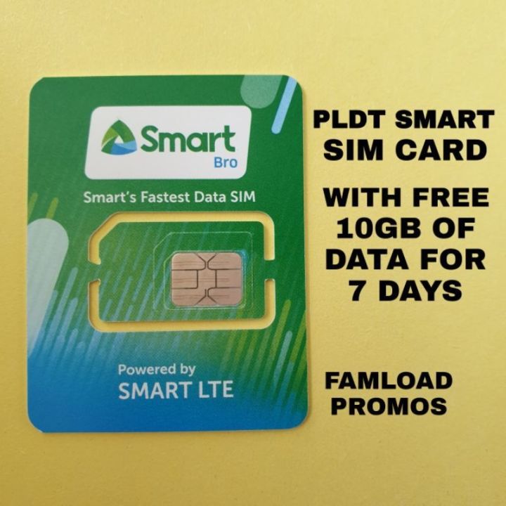 PLDT Home Prepaid Wifi Sim Card Free 10GB of Data | Lazada PH