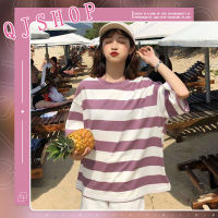 QJshop ?เสื้อยืดสลับสี สีพาสเทล ใส่ง่ายราคาสบายกระเป๋าดูดีเกิ้นราคา? ใส่แล้วคุมโทนไม่ไหว ใสๆวัยรุ่นชอบบบบ?☁️