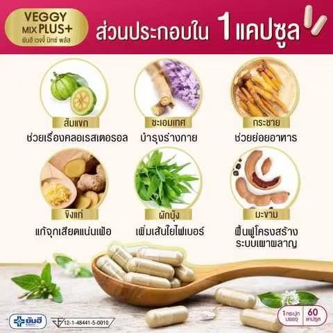 ราคาใหม่ถูกกว่าเดิม-ยันฮี-เวจจี้-มิกซ์-พลัส-ดีท็อกซ์-yanhee-veggy-mix-plus