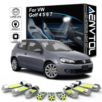 AENVTOL รถ LED ภายใน Canbus สำหรับ Volkswagen VW Golf 4 5 6 7 Hatchback 1999-2005 2006 2007 2008 2009 2010 2011 2012 2018