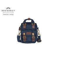 MACAROON TINY : NAVY  ตัวกระเป๋ากันน้ำได้ ผลิตจากผ้าไนลอน 420D ( รหัสสินค้า 06575 )