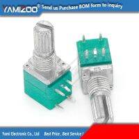 5pcs RV097NS 5K 10K 20K 50K 100K 500K With A Switch Audio 5pin Shaft 15mm Amplifier Sealing Potentiometer