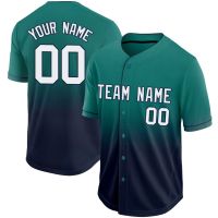 2023 New Baseball Jersey Custom Sewing Team Name Number Add Logo Casual Baseball Shirt Softball Training Uniform Suitable for Youth/Men