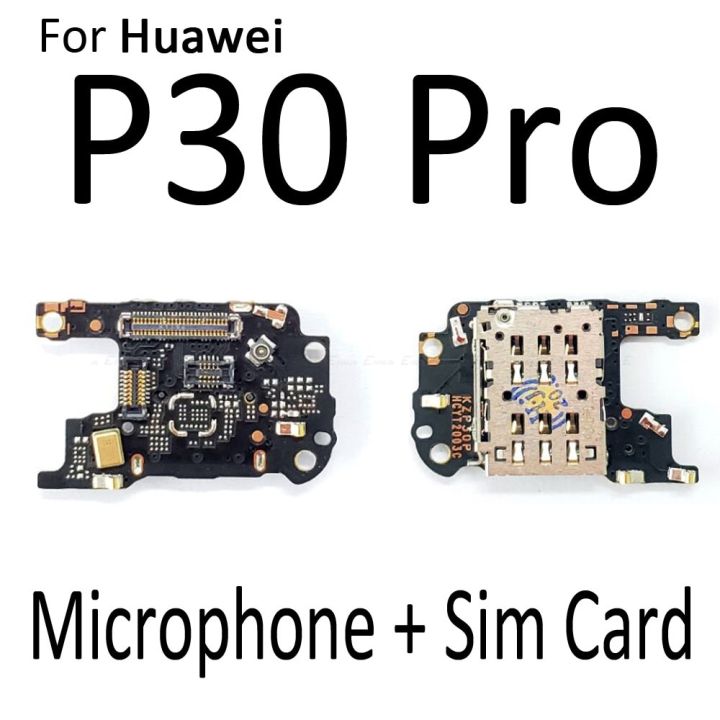 hot-on-sale-anlei3-โมดูลไมโครโฟนซิมการ์ดแผงที่ใส่ถาดสำหรับ-huawei-p30-p20ดู30เมท10-20-30-pro-ชิ้นส่วนอะไหล่-mic-flex-cable