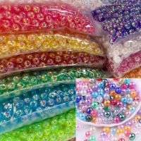 NEW 6mm 8mm 10mm Transparent light Round Shape Acrylic Spacer Beads For Jewelry Making DIY Charms Bracelets Necklac Accessories Beads