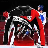 3D HOODIE-  2023 new design- TAEKWONDO PERSONALIZED Name Tattoo 3D Printed Zipper Hoodie Men Pullover Sweatshirt Hooded Jersey Tracksuits Outwear Coat Casual