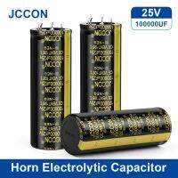 JCCON 2Pcs Aduio Electrolytic Capacitor 25V100000UF 35x103mm 4Pin Volume Welding For Audio Hifi Amplifier High Frequency Low ESR