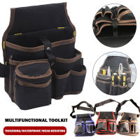 Electrician Tools Belt Storage Bag Waterproof Screwdriver Holster Work Waist Bag Working Belt Tool Holder Drill Organis Poucher203