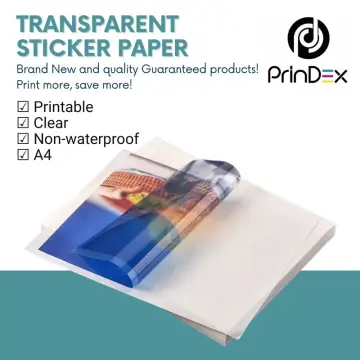 Shop Sticker Paper Clear with great discounts and prices online - Oct 2023