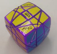 Tony &amp; Traiphum Pillow HexaMinx Metallized Puzzle Purple Limited Version Cubo Magico Educational Toy Gift Idea Brain Teasers