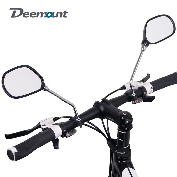 deemount-กระจกมองหลังจักรยาน1คู่-กระจกมองหลังกระจกมองหลังปรับมุมซ้ายได้