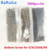 BaRuiLe สกรูด้านล่าง 2000pcs สําหรับ iPhone X 12 13 14 8 Plus Dock Connector Torx 5 Point Star Pentacle Screws อุปกรณ์เสริม Pentalobe