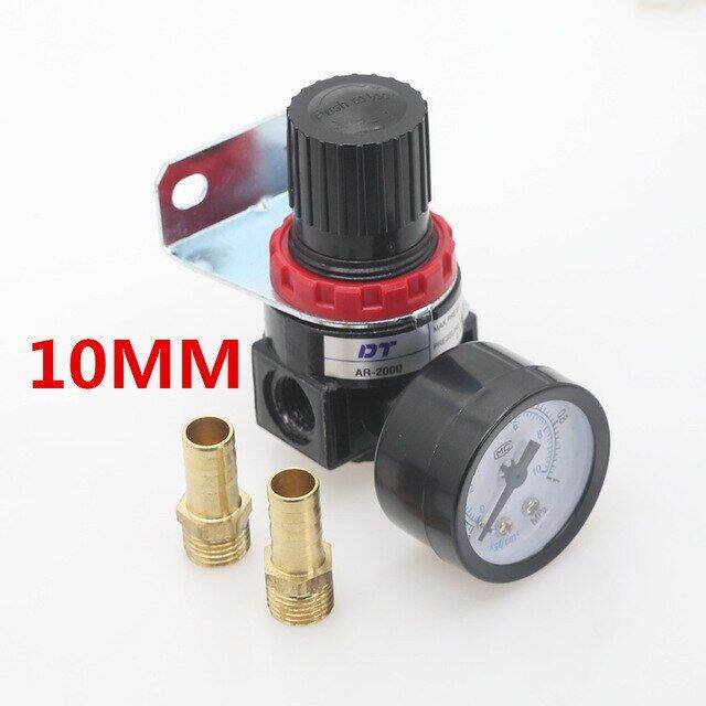 Ar2000 1/4" Thread Bsp Pneumatic Air Compressor Pressure Regulator