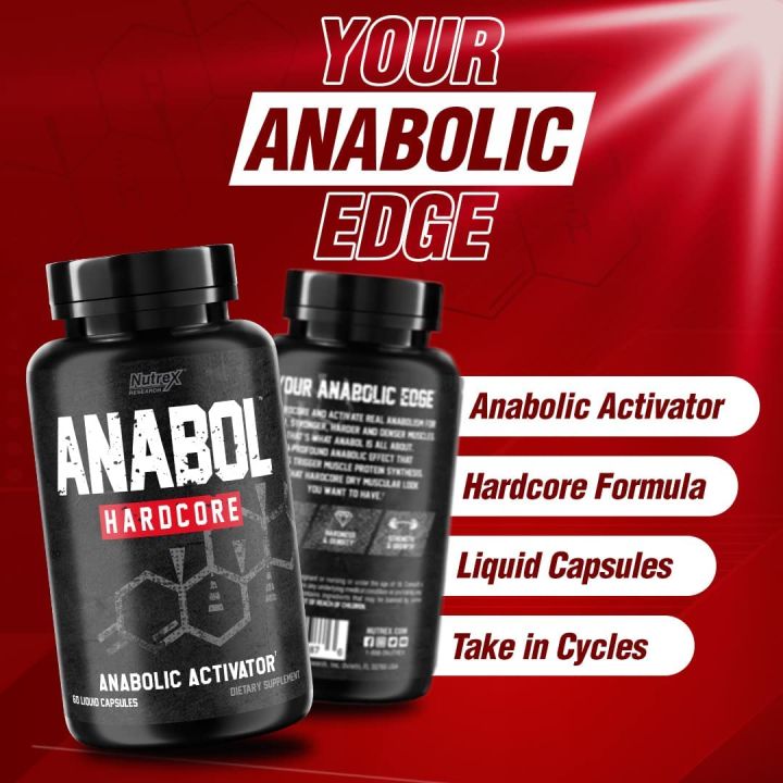 nutrex-research-anabol-hardcore-60-servings-anabolic-activator-muscle-builder-and-hardening-agent-recover-protein-synthesis-anabolism-for-bigger-stronger-harder-and-denser-muscles-สร้างกล้ามเนื้อ