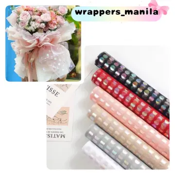 58cmx8yards Roll Korean Style Solid Color Flower Wrapping Paper Gift Kraft  Paper Bouquet Packaging Supplies