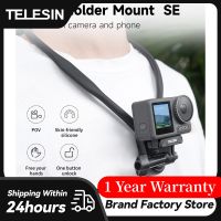 ﹍ TELESIN Neck Hold Mount Chest Mount for GoPro Hero 11 10 9 8 7 6 5 Insta360 DJI Osmo Action Silicone Action Camera Accessories