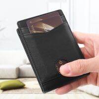 [COD] 2022 cross-border new leather dollar clip mens multi-card pocket short