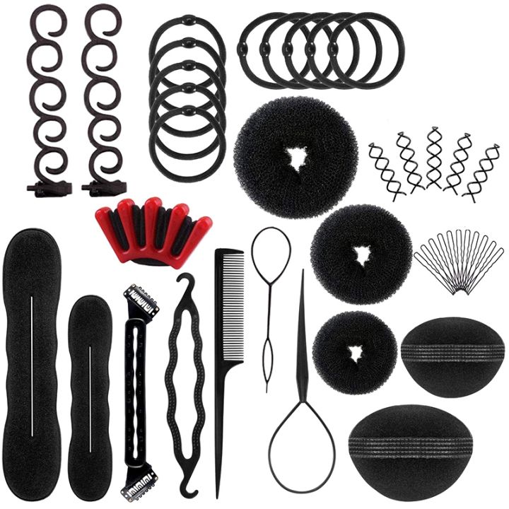 Hair Styling Set, Fashion Hair Design Styling Tool Accessories DIY Hair  Accessories Tool Kit Hair Sculpting Tool Kit, Magic Simple Quick Spiral  Braid 