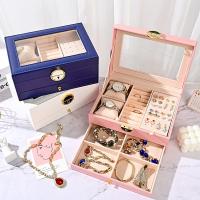 New high-end jewelry storage box rings earrings earrings bracelets necklaces jewelry storage gift box display box