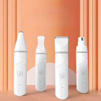 4 In 1สัตว์เลี้ยง Clipper ผมไฟฟ้าที่มี4ใบมีดกรูมมิ่ง T Rimmer เครื่องบดเล็บมืออาชีพเติมเงินตัดผมสำหรับสุนัขแมว